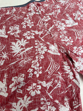 IZOD Men's 34x7 Red Floral Print Summer Casual Shorts